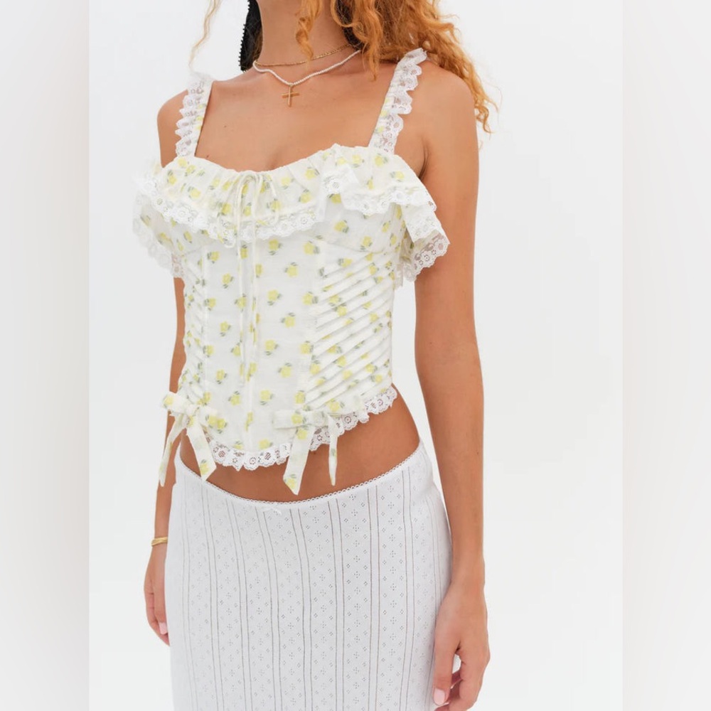 FOR LOVE & LEMONS MELANIE CORSET TOP